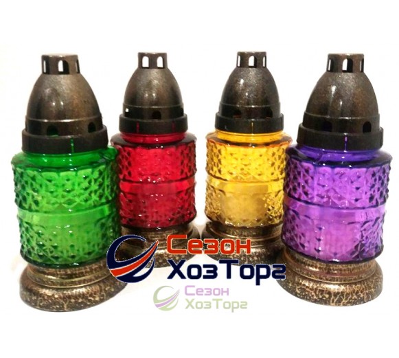 Лампадка стеклянная на 18 часов "Кристалл"